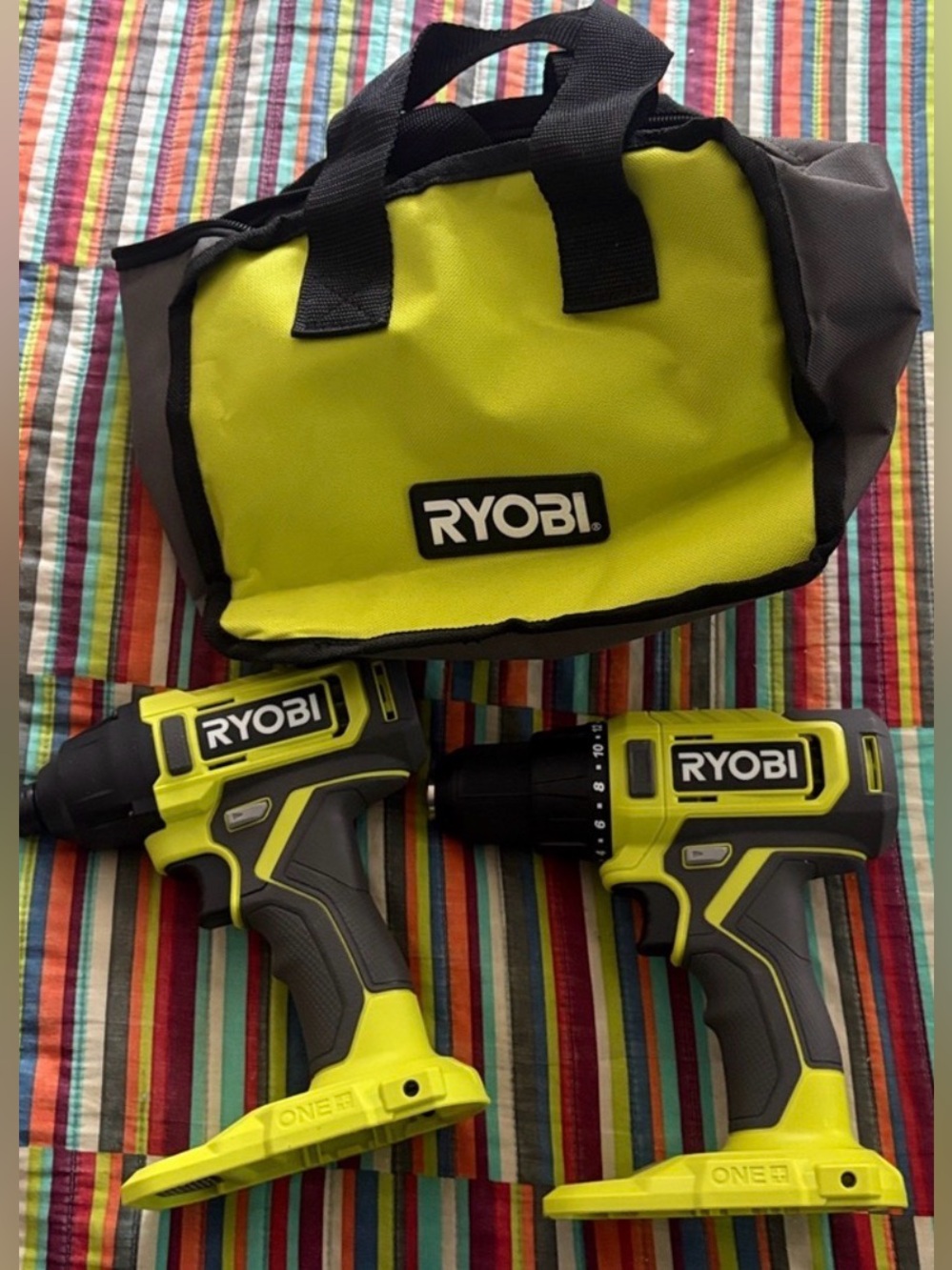 Ryobi tool only two piece drill and impact new PCL235 and a PCL206